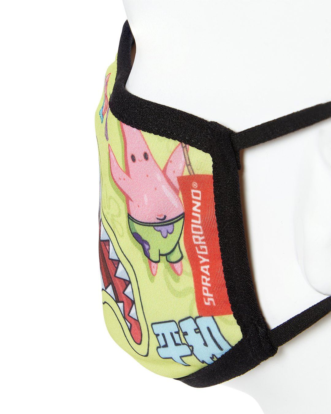ADULT SPONGEBOB JAPAN SHARK FORM FITTING FACE-COVERING